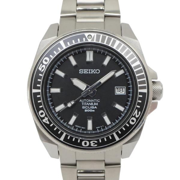 【SEIKO】ダイバースキューバ ブラックサムライ 自動巻き SEIKO 腕時計 セイコー 時計 ウォッチ 【日本製 Made in Japan