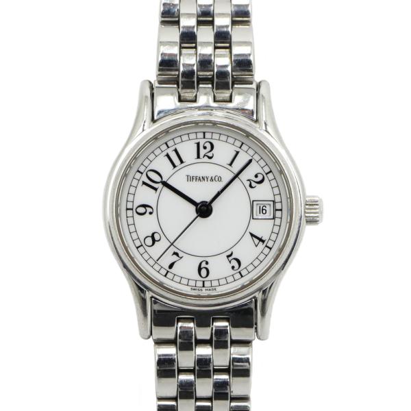 名東】ティファニー クラシック ホワイトローマン文字盤 SS ステンレス