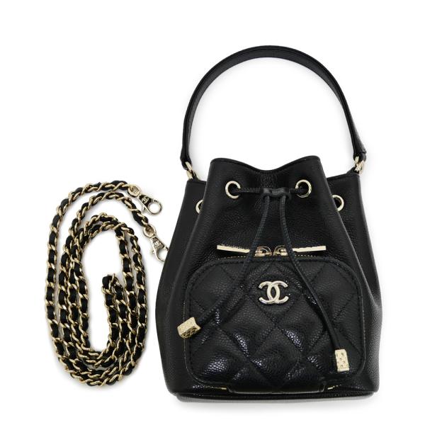 CHANEL シャネル ハンドバッグ　ブラック CHANEL シャネル ハンドバッグ