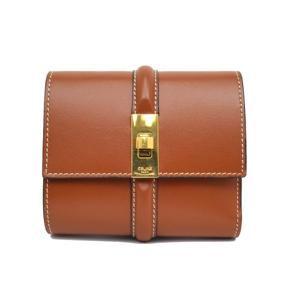 名東】セリーヌ セーズ スモール トリフォールドウォレット16 3つ折り