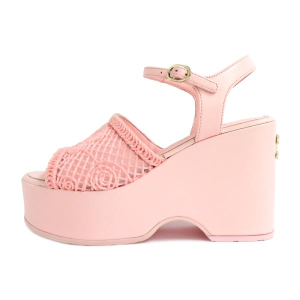 CHANEL ココマーク フラワー サボ サンダル ミュール 37 ピンク CHANEL ココマーク フラワー サボ サンダル ミュール 37 ピンク