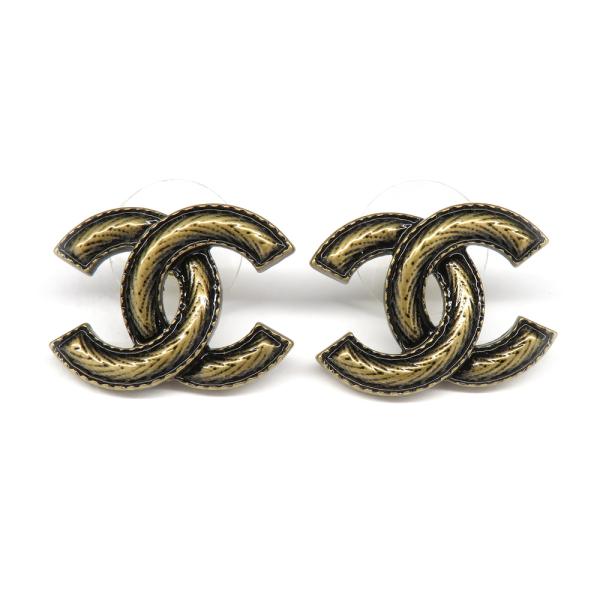名古屋】シャネル ピアス メタリック ココマーク ABE557B18604 A24