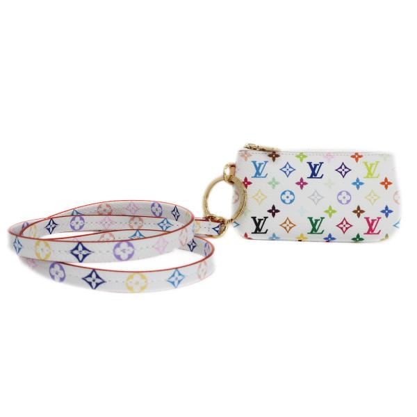 どんなスマホにもマッチ✨LOUIS VUITTON　フォンホルダー・ルイーズ　白 どんなスマホにもマッチ✨LOUIS VUITTON フォンホルダー