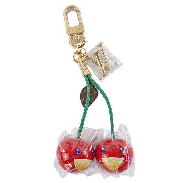 LV×MT バッグチャームチェリー LV × TM バッグチャーム・チェリー ルイ・ヴィトン キーホルダー