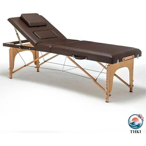 マッサージベッド 可動折りたたみマッサージベッドマッサージポータブル家庭用ポータブルベッド全体ベッドマッサージベッドマッサージベッド THKJ ふんわり