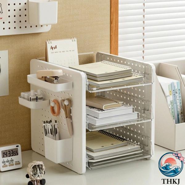 書類トレー 2 段 3 段 卓上収納ラック 書類整理 小物入れ ペン立て 文房具収納 オフィス おしゃれ 収納 棚 収納ボックス レタートレー 多機能