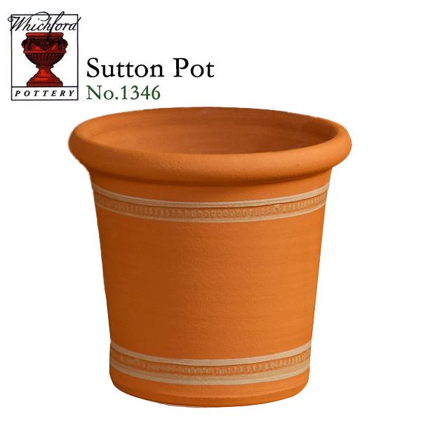 ウィッチフォード テラコッタ 植木鉢 サットンポット 6.5号相当