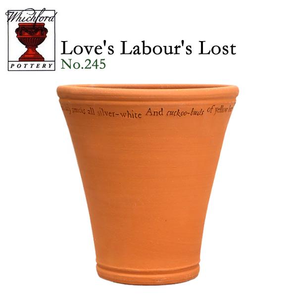 ウィッチフォード テラコッタ 植木鉢 恋の骨折り損 6号鉢相当 イギリス