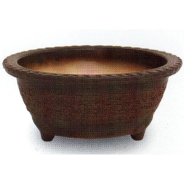 【蘭鉢 ラン鉢　７点　未使用黒釉金彩・A3・植木鉢　盆栽鉢　背高足付】◆ 山野草 蘭鉢 ラン鉢 7点 未使用黒釉金彩・A3・植木鉢 盆栽鉢 背