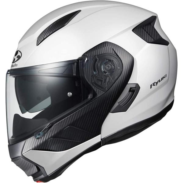 (OGK KABUTO)　RYUKI  ホワイトメタリック　Lサイズ　4966094595937