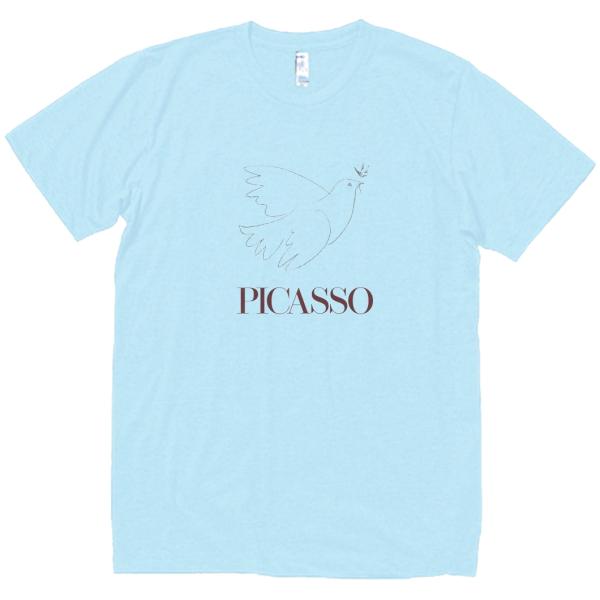 『ピカピカピカソ様』専用 ピカソ デザイン・アート Tシャツ ライトブルー : うえきたや