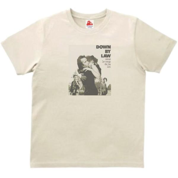 ダウン・バイ・ロー Down by Law 音楽Tシャツ ロックTシャツ バンドTシャツ ハイクオリティヘビーウェイト 透けない 厚手 7.4オンス ライトベージュ