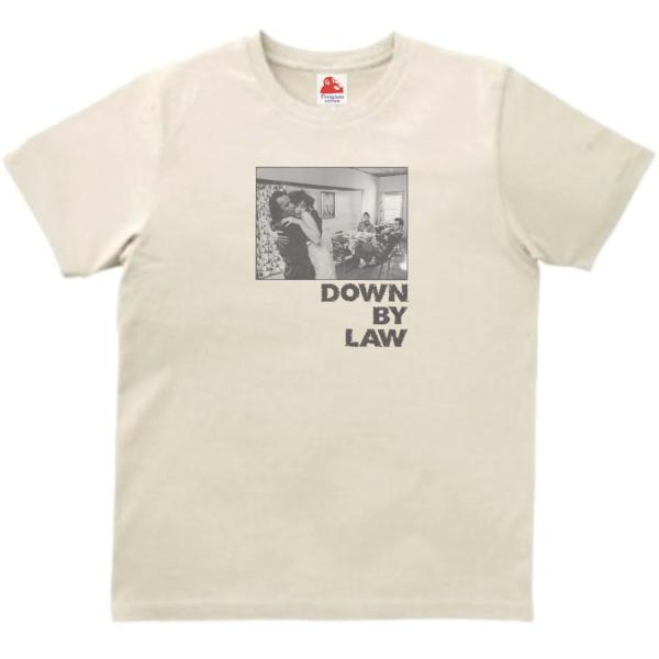 ダウン・バイ・ロー Down by Law 音楽Tシャツ ロックTシャツ バンドTシャツ ハイクオリティヘビーウェイト 透けない 厚手 7.4オンス ライトベージュ