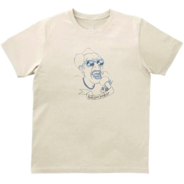プロフェッサー ロングヘア Professor Longhair 音楽Tシャツ ロックTシャツ バンドTシャツ ライトベージュ