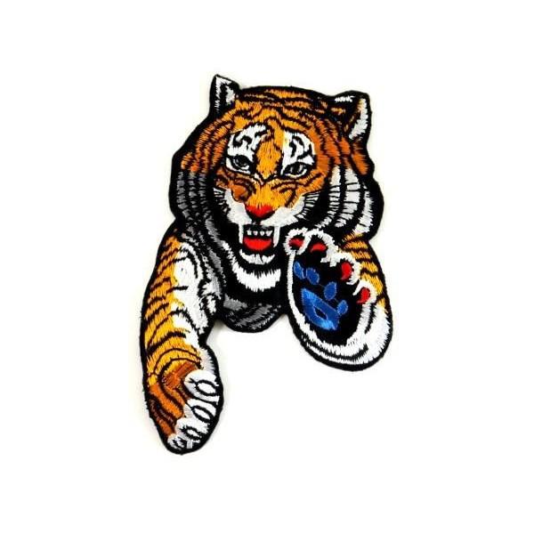 アイロンワッペン どうぶつ いきもの ワッペン 刺繍ワッペン 虎 トラ アイロンで貼れるワッペン E286 うえきたや 通販 Yahoo ショッピング