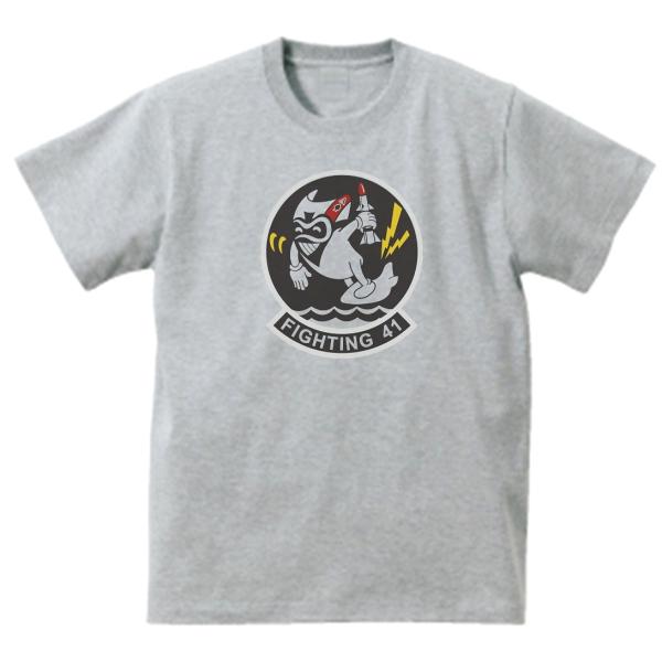 FIGHTING 41 アーミー ミリタリー Tシャツ グレー : うえきたや - 通販