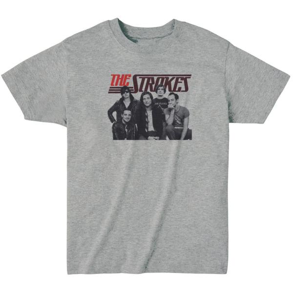 The Strokes バンドTシャツ グレー XL ザ ストロークス The Strokes 音楽Tシャツ ロックTシャツ バンドT