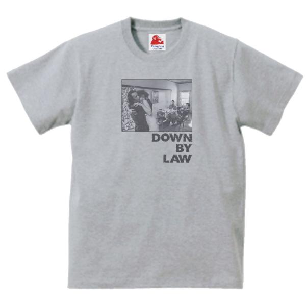 ダウン・バイ・ロー Down by Law 音楽Tシャツ ロックTシャツ バンドTシャツ ハイクオリティヘビーウェイト 透けない 厚手 7.4オンス グレー