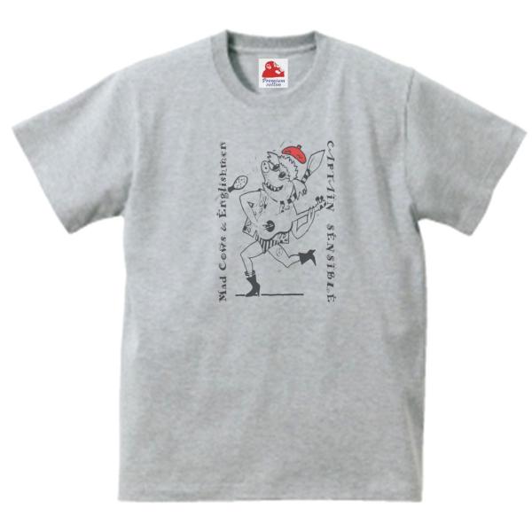 ダムド The Damned 音楽Tシャツ ロックTシャツ バンドTシャツ グレー
