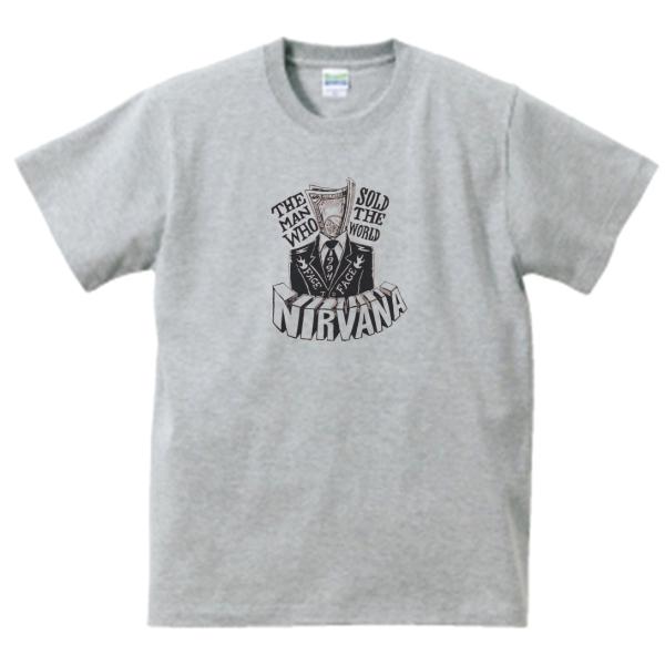 Nirvana バンドTシャツ 4XL グレー NIRVANA 音楽Tシャツ ロックTシャツ バンドTシャツ グレー