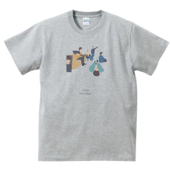 oasis /グレー Tシャツ M サイズ uekitaya_g-roc633