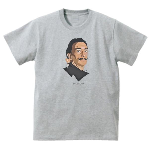 Salvador Dali サルバトーレダリ Tシャツ アート art L サルバトーレダリ デザイン・アート Tシャツ グレー : うえきた