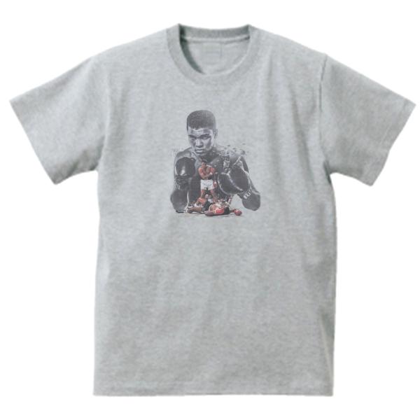 モハメドアリ デザイン・アート Tシャツ グレー : うえきたや - 通販 