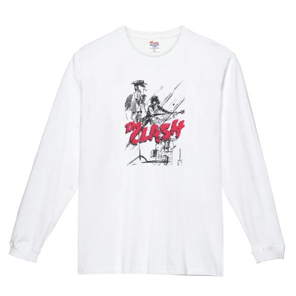ザ クラッシュ The Clash 長袖Tシャツ ロングスリーブ リブ付き ハイ