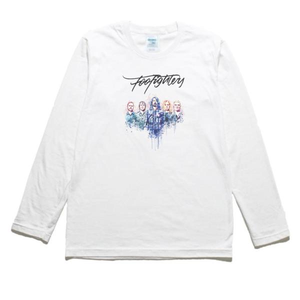 Foo Fighters Tシャツ 長袖 FOO FIGHTERS 音楽Tシャツ ロックTシャツ バンドTシャツ 長袖Tシャツ