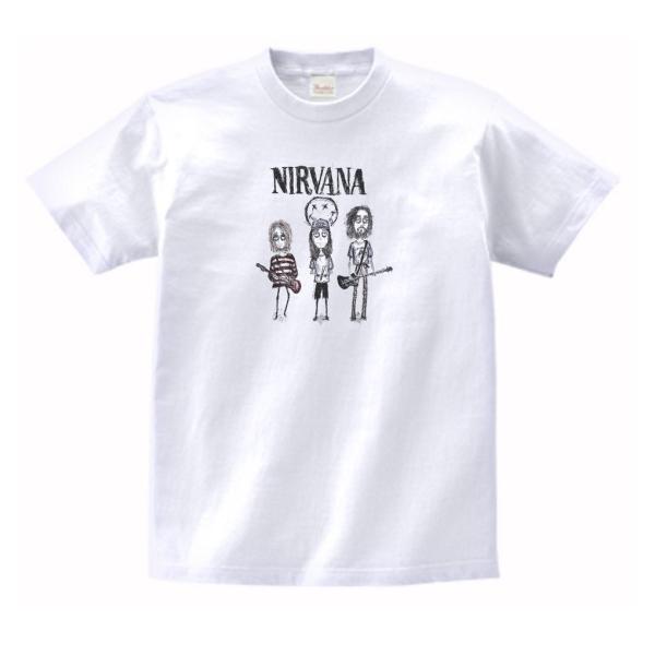 NIRVANA 音楽Tシャツ ロックTシャツ バンドTシャツ : うえきたや