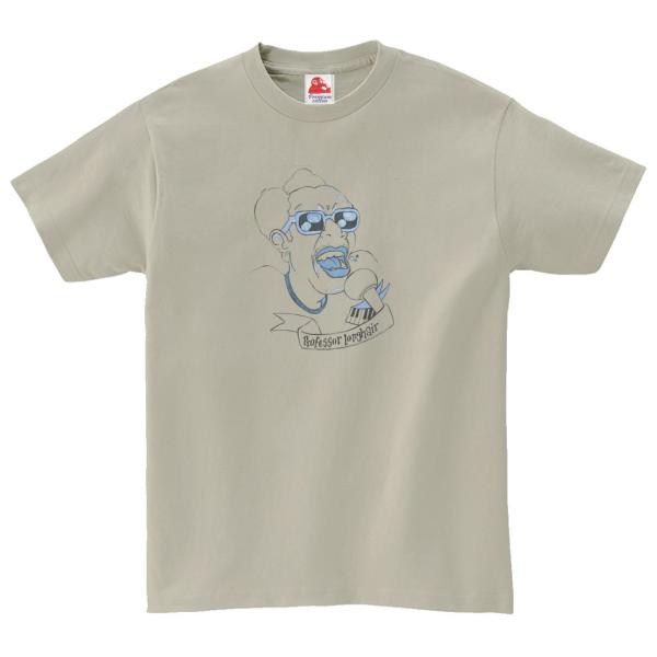 プロフェッサー ロングヘア Professor Longhair 音楽Tシャツ ロックTシャツ バンドTシャツ シルバーグレー