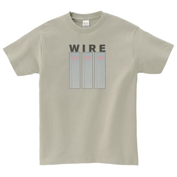ワイヤー WIRE 音楽Tシャツ ロックTシャツ バンドTシャツ シルバー