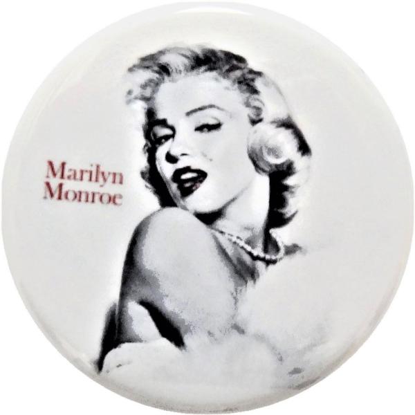 マリリンモンロー 音楽 シネマ 缶バッジ （安全ピンタイプ直径38mm