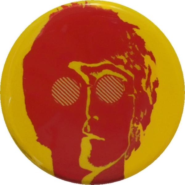 ジョンレノン 音楽 シネマ 缶バッジ （安全ピンタイプ直径38mm