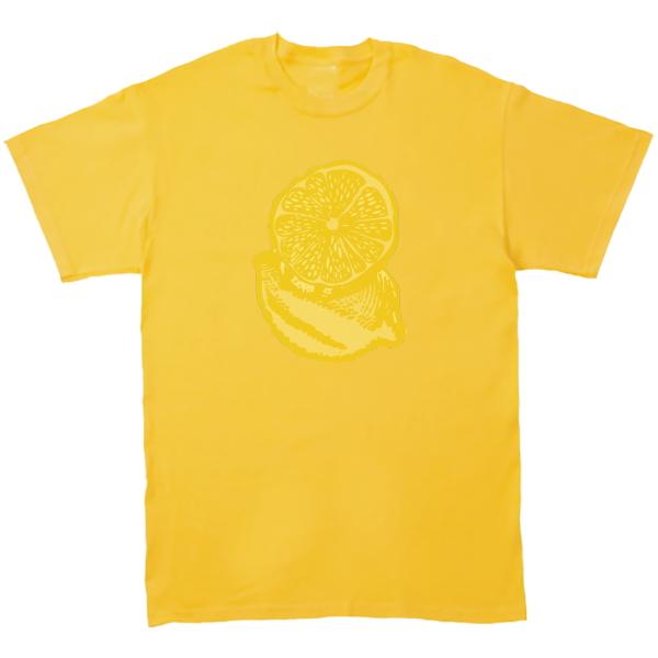レモン おもしろデザイン Tシャツ イエロー : うえきたや - 通販