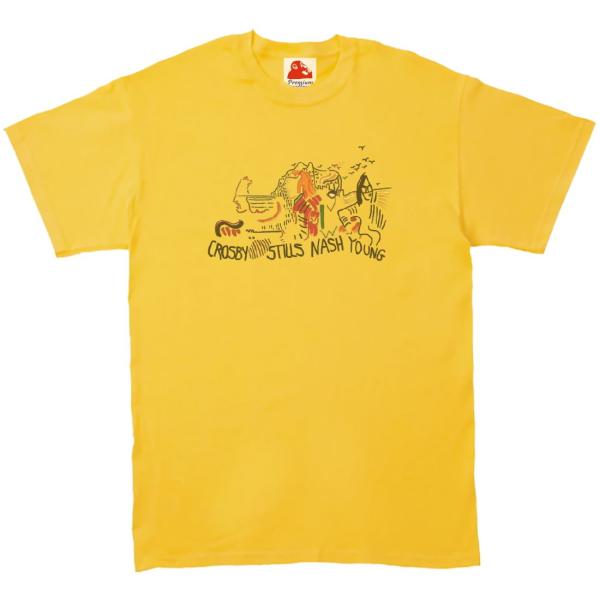 90s USA製 バンドT クロスビー・スティルス＆ナッシュ ツアー Tシャツ クロスビー スティルス ナッシュ & ヤング Crosby, Stills, Nash