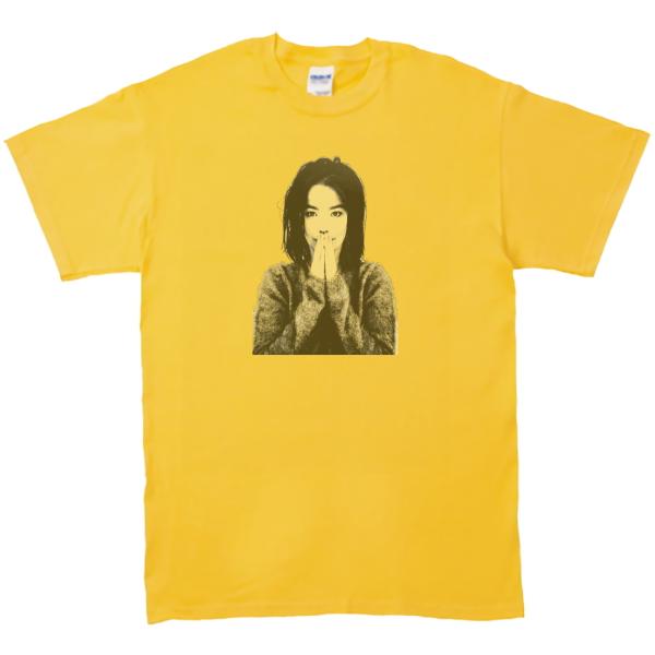 デビュー ビョークのアルバム 音楽Tシャツ ロックTシャツ バンドT