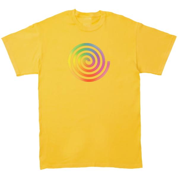 グラフィックTシャツ カラフル渦巻きデザイン Amazon.co.jp: カラフルな渦巻き メンズ Tシャツ 半袖 3D