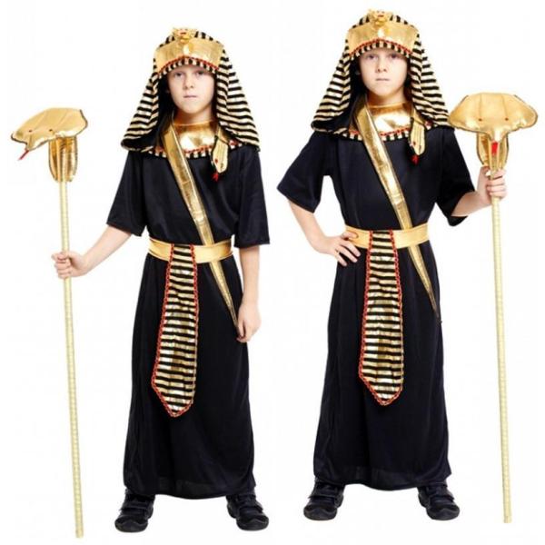 コスプレ 王子様 エジプトのファラオ ハロウィン衣装 ファラオ 子供 ハロウィン 王子 子ども 変装 幼児園 園児 Halloween 男の子