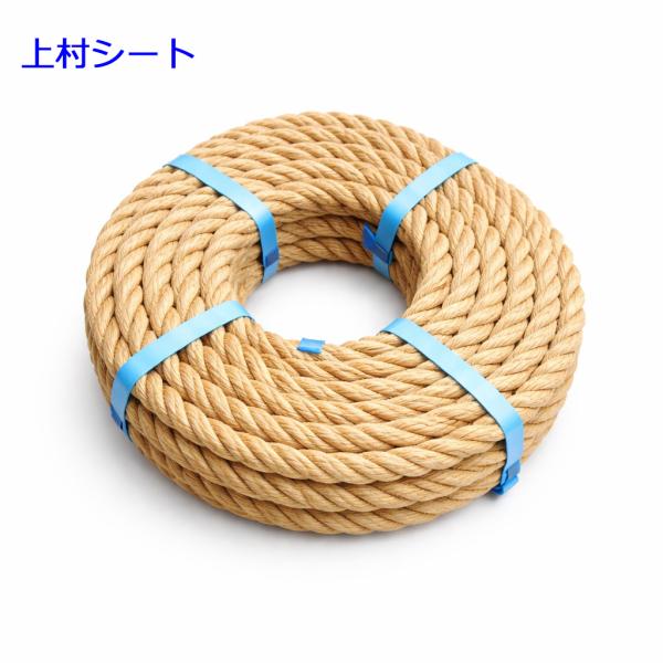 麻ロープ 染サイザルロープ 直径10mmx長さ10m : 上村シート ヤフー店