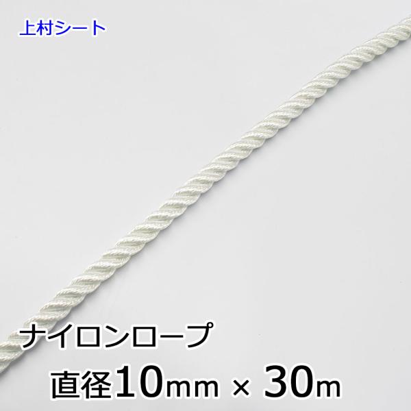 ナイロンロープ 直径 10mm×長さ30m : 上村シート ヤフー店 - 通販