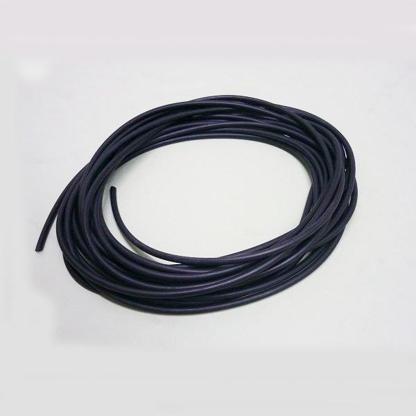 ネオプレンゴムロープ/ゴムロープチューブのカット販売芯部分までゴムが詰まっているタイプですので耐久性、耐候性に優れた商品丸ゴムロープタイプでトラックシート、幌シートの取付用のみならず各種作業用品としても最適素材　ネオプレンゴム（CR）切売　...