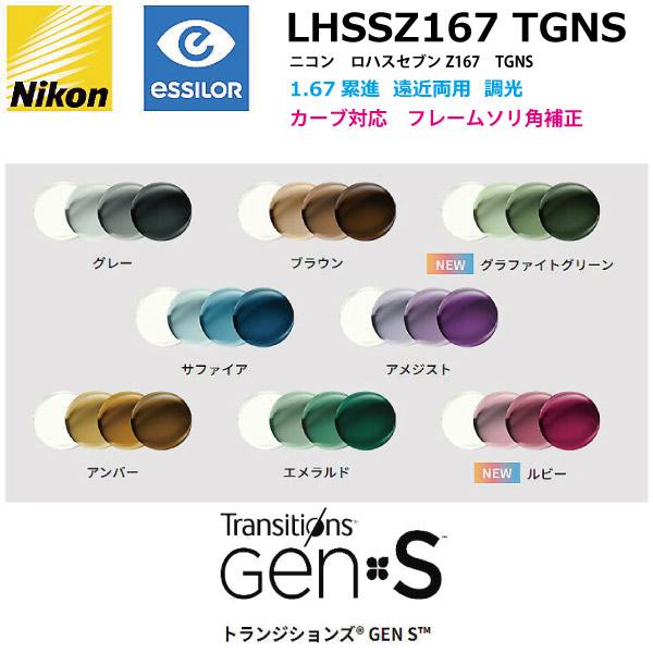 ニコン（Nikon） ロハスセブンZ アクティブ 1.67 トランジションズ