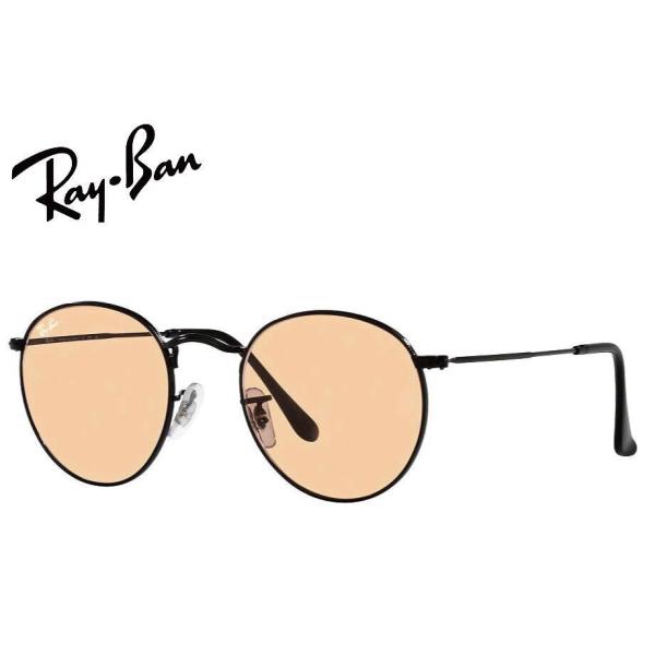 レイバン ROUND METAL RB3447 002/4B 50mm WASHED LENSES ブラック/ピンク 木村拓哉 キムタク