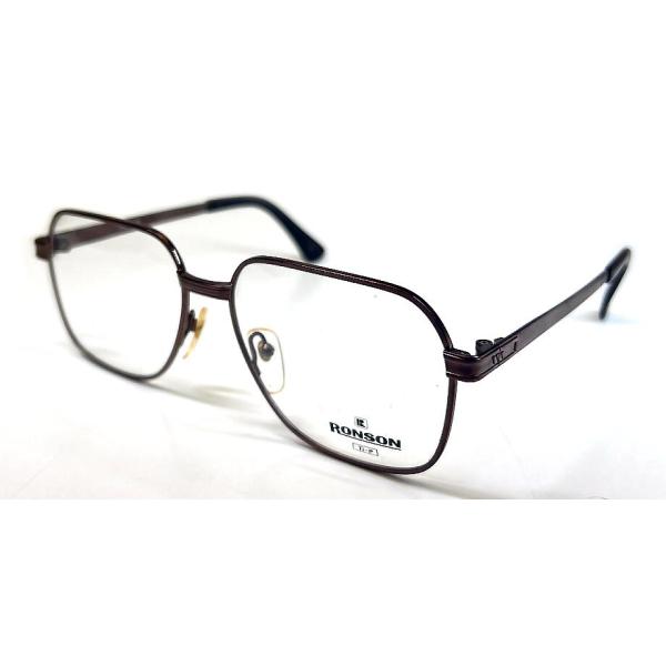 ヴィンテージ 紳士メタル メガネフレーム RONSON 317 IP 大型 57mm
