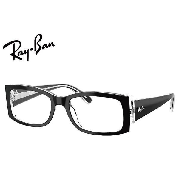 Ray-Ban メガネ スリムチタンフレーム ブラック(度付き) 絶版モデル ② Ray-Ban（レイバン） RayBan メガネフレーム RX5434F 2034 54mm