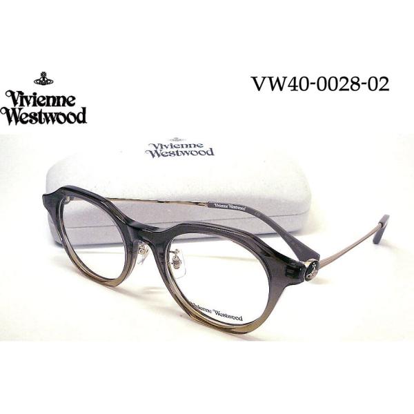 Vivienne Westwood ヴィヴィアン・ウェストウッド VW 40-0028-01 48mm メガネフレーム 40-0028 グレーブラウン