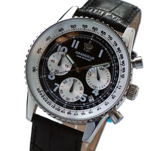 Swarovski クロノグラフ ホワイトレザー uenacosa_hy-josc028w1-mrz