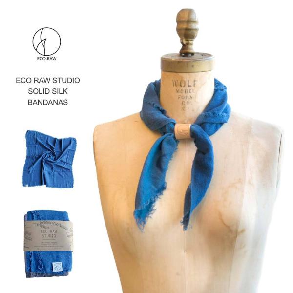 GR[X^WI ECO RAW STUDIO SOLID SILK BANDANAS Rߐno_i XJ[t