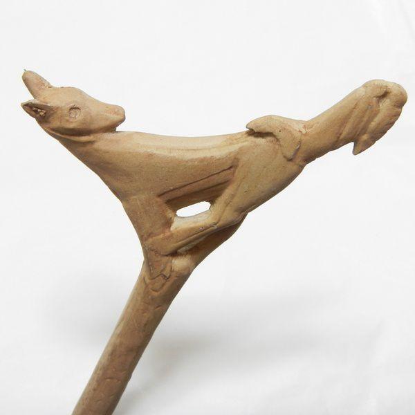 旧石器時代「トナカイの角製投槍器」レプリカ（模型） : 上野科学社